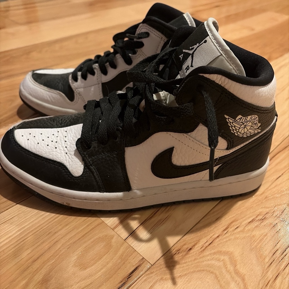 “Homage” Jordan 1 Mids. Woman’s size 7.5, new with box.